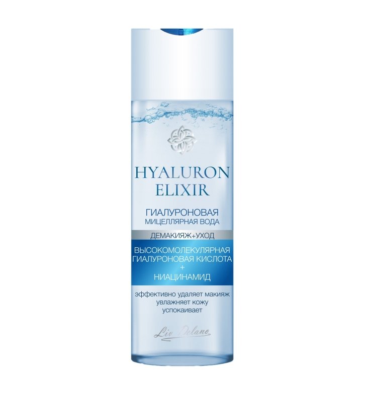 LIV DELANO HYALURON ELIXIR Hialuroninis micelinis vanduo, 200 ml kaina