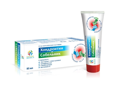 NATURA MEDICA gelis-balzamas sąnariams su chondroitinu ir sabelniko ekstraktu, 85 ml
