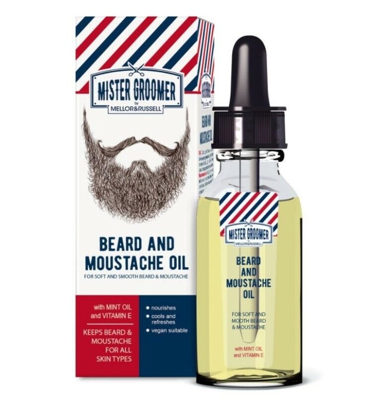 MISTER GROOMER Aliejus barzdai ir usams, 30 ml kaina