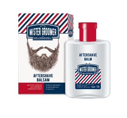 MISTER GROOMER balzamas po skutimosi su aktyvuota anglimi, 100 ml kaina