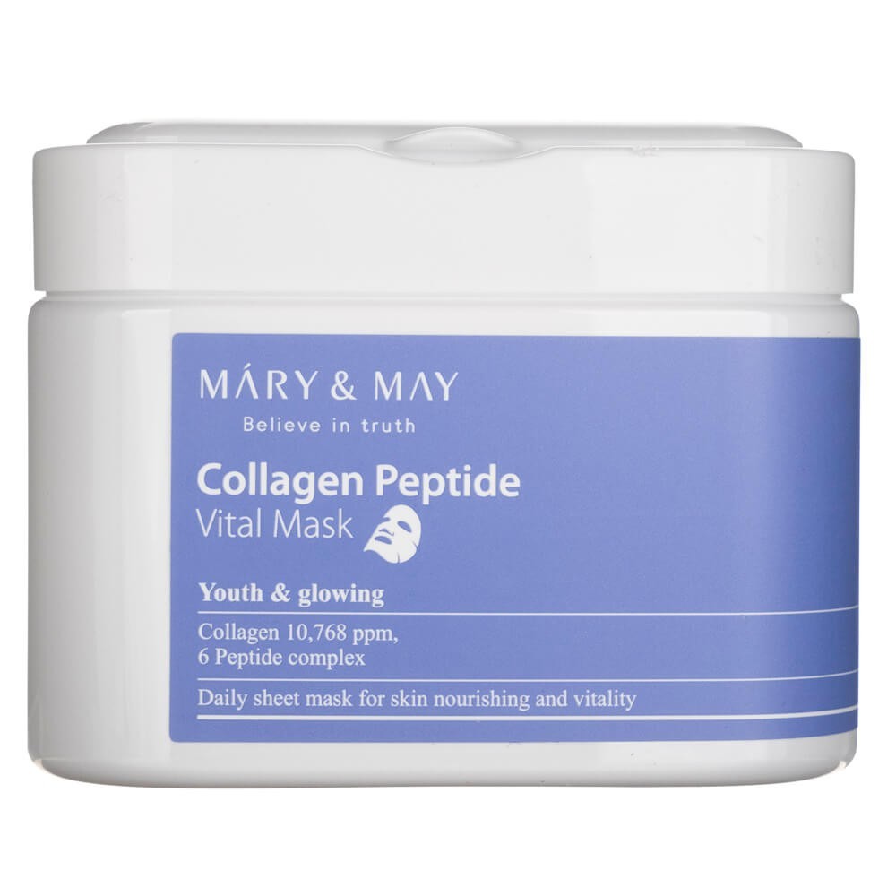 Mary&May Collagen Peptide Vital Mask - 30 vnt