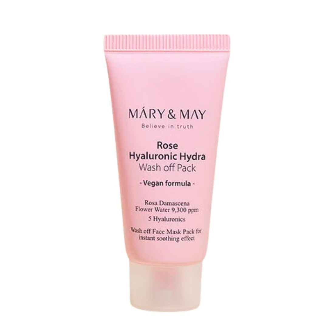 Mary&amp;May rožinė hialurono drėkinamoji molio kaukė - 30 g