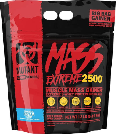 PVL Mutant Mass Extreme 2500 Gainer, kreminis pyragas - 5450 g