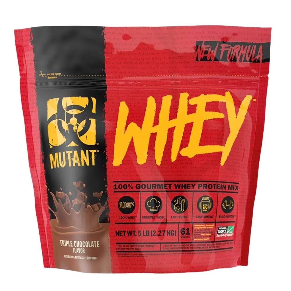 PVL Mutant Whey 100 % baltymų mišinys, trigubas šokoladas - 2270 g