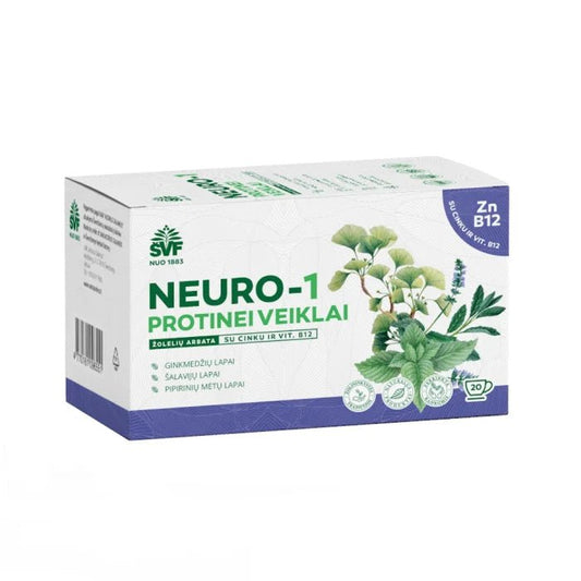 Neuro-1, Žolelių arbata, 20 vnt kaina