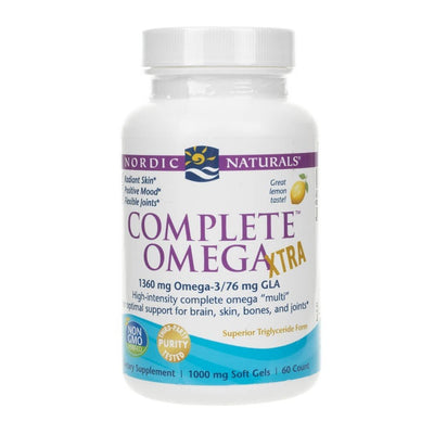 Nordic Naturals Complete Omega Xtra - 60 minkštųjų kapsulių