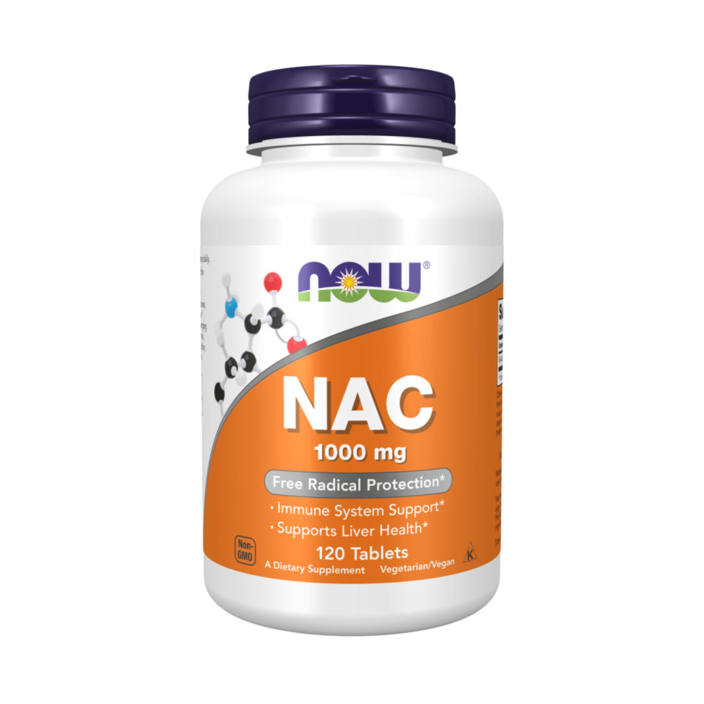 Now Foods NAC N-acetilcisteinas 1000 mg – 120 tablečių