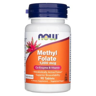 Now Foods Methyl Folate 1000 mcg - 90 tablečių