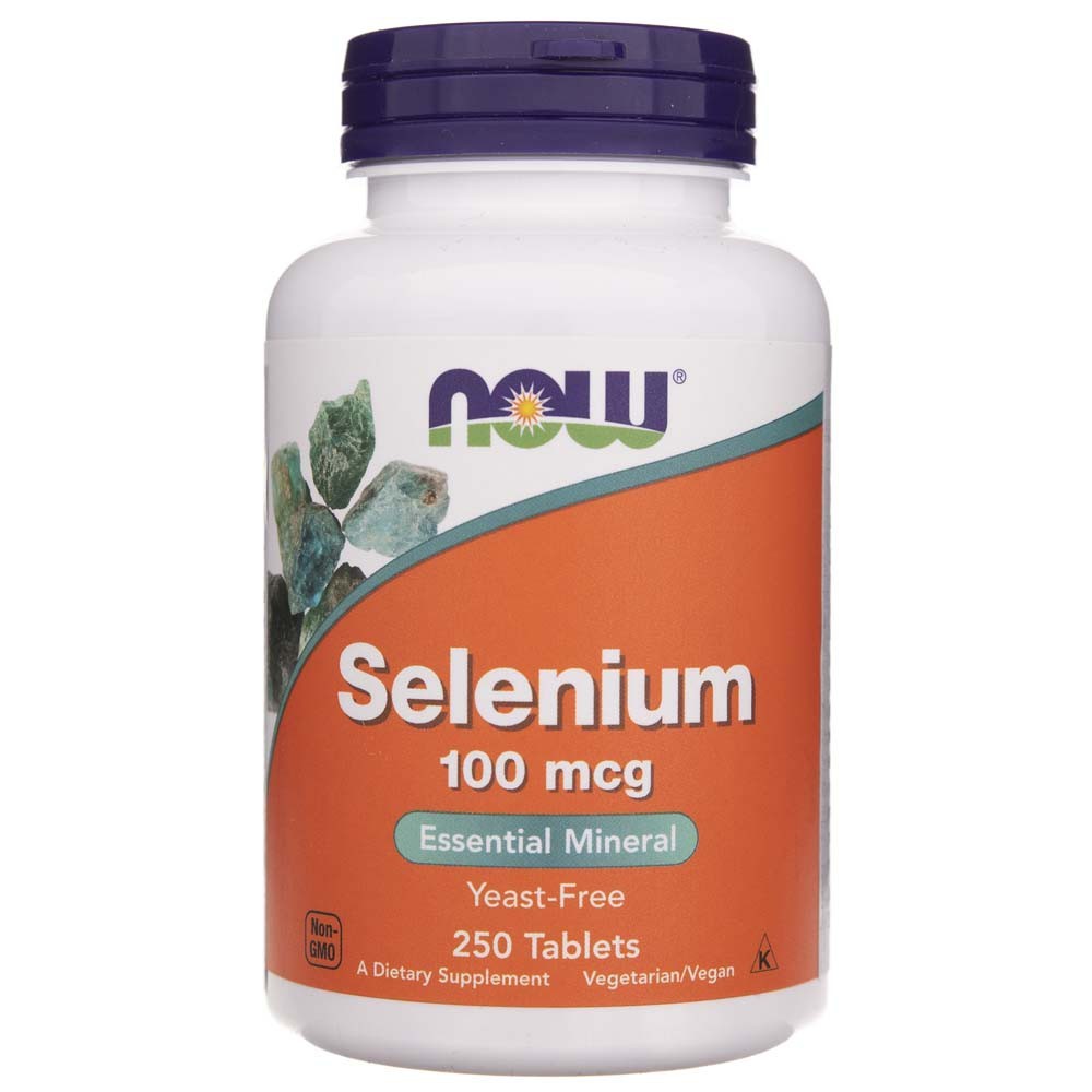 Now Foods Selenium 100 mcg - 250 tablečių