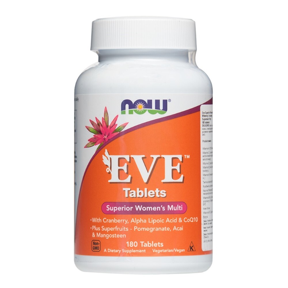 Now Foods EVE daugkartinis vitaminas moterims - 180 tablečių