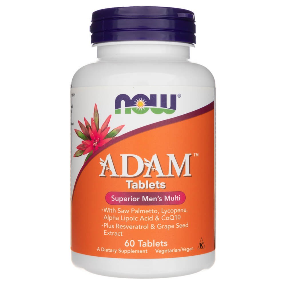 Now Foods ADAM vyrų daugkartinis vitaminas - 60 tablečių