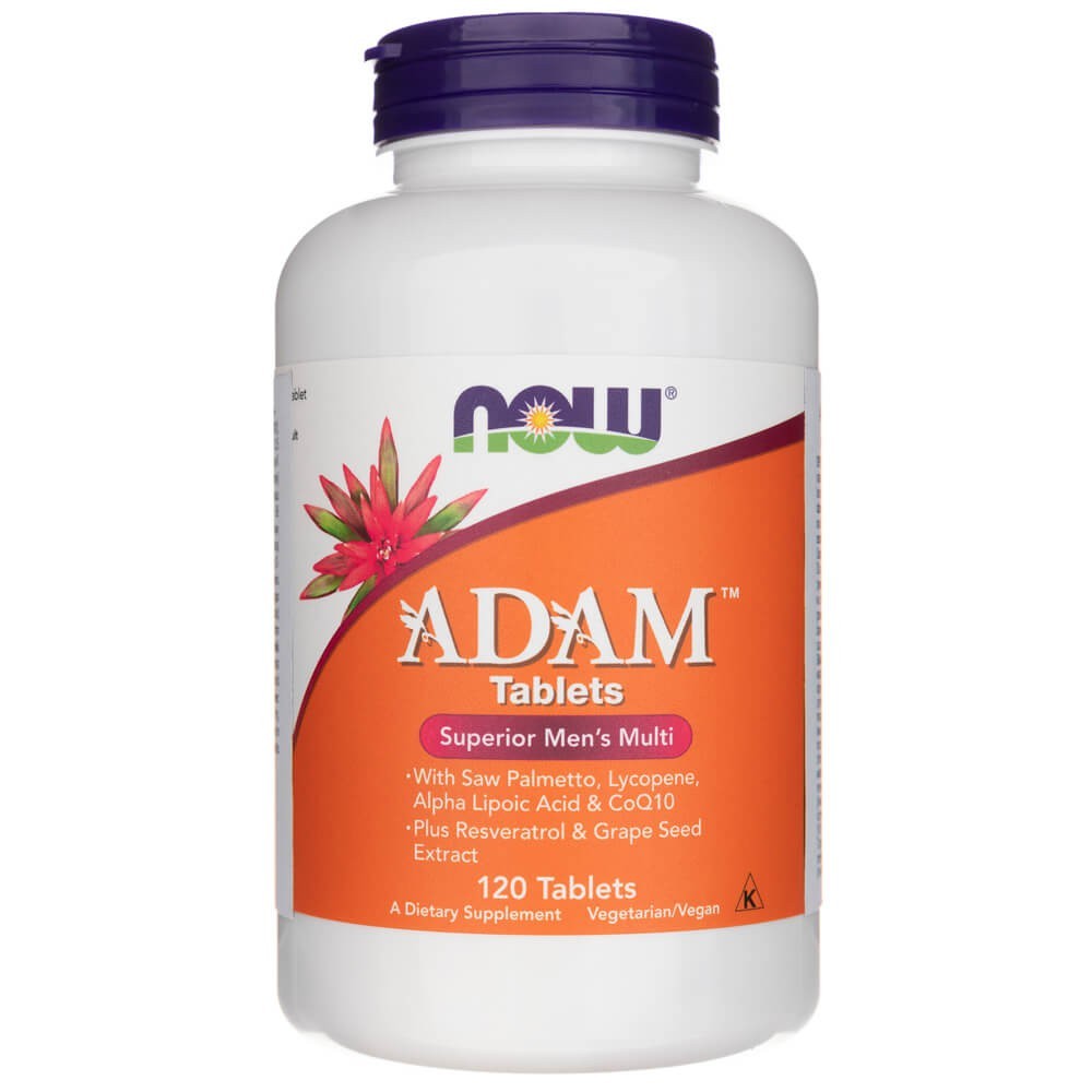 „Now Foods ADAM“ vyriški vitaminai – 120 tablečių