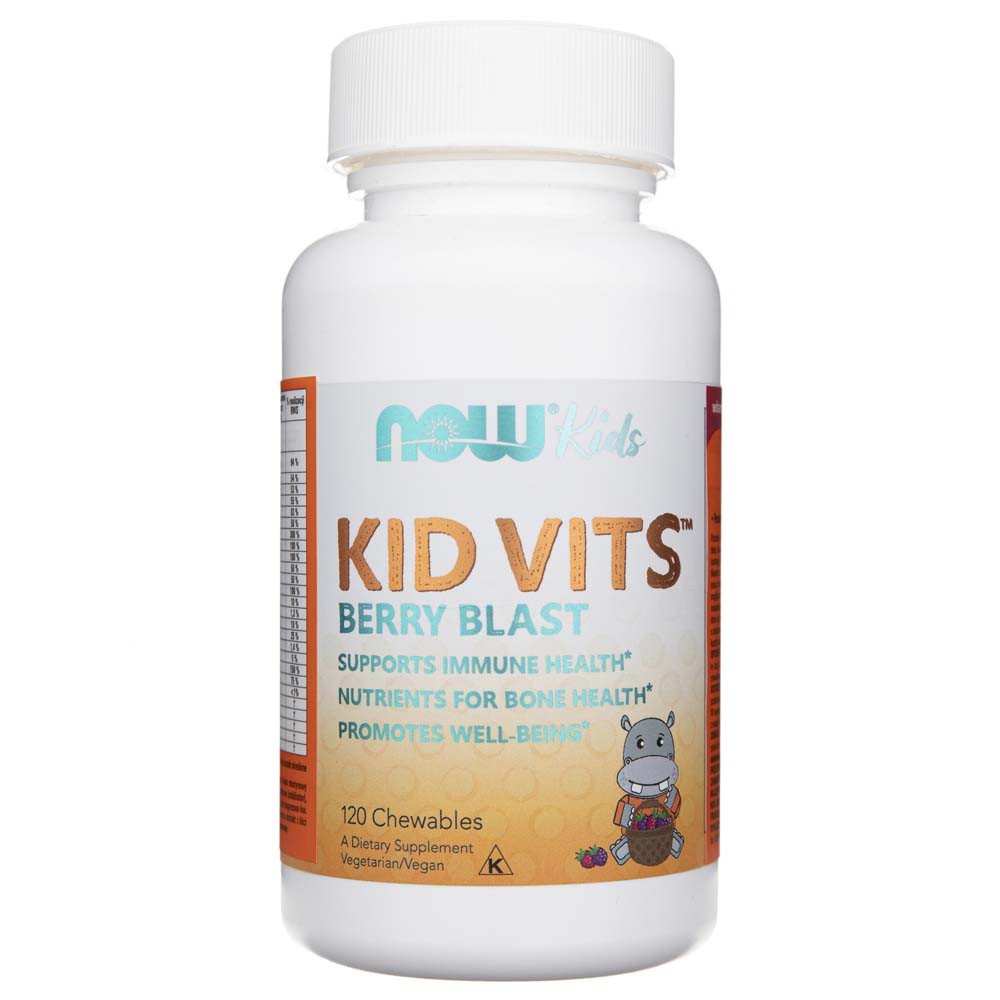 Now Foods Kid Vits Multi-Vitamin Berry Blast - 120 tablečių