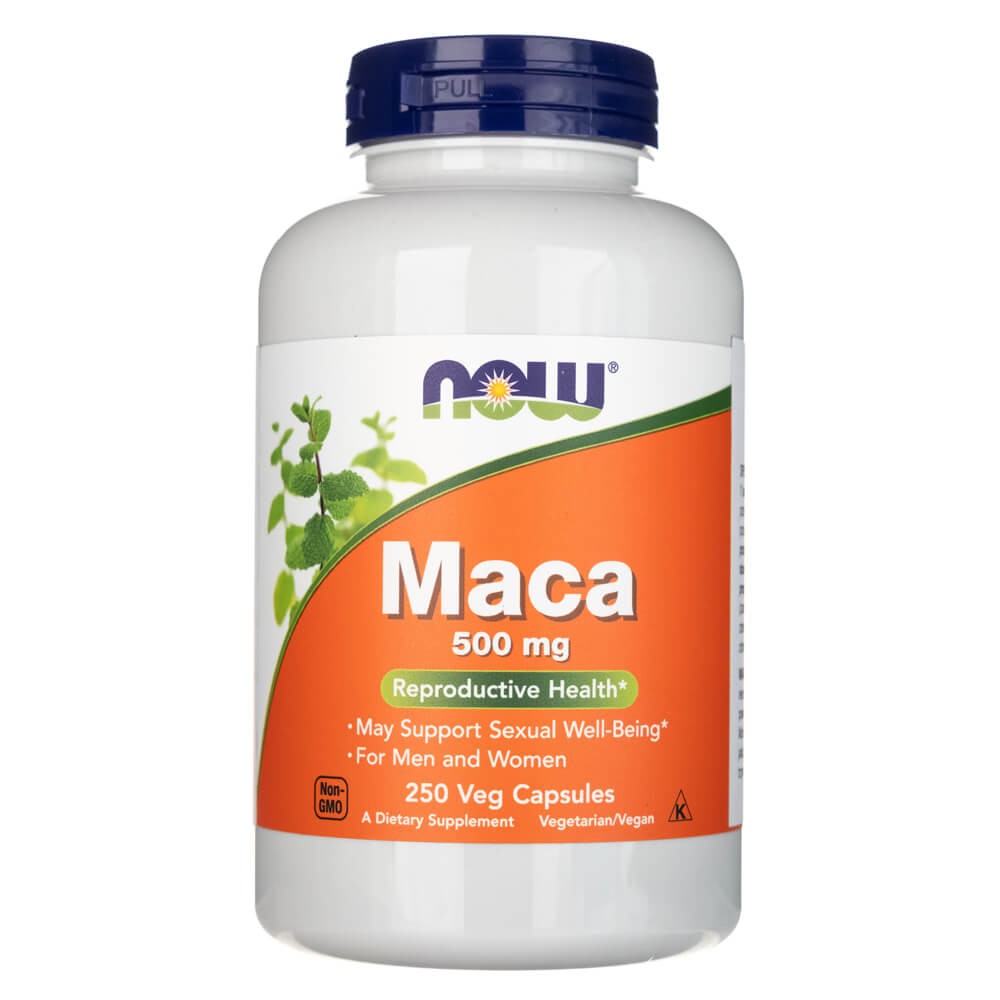 Now Foods Maca 500 mg – 250 kapsulių