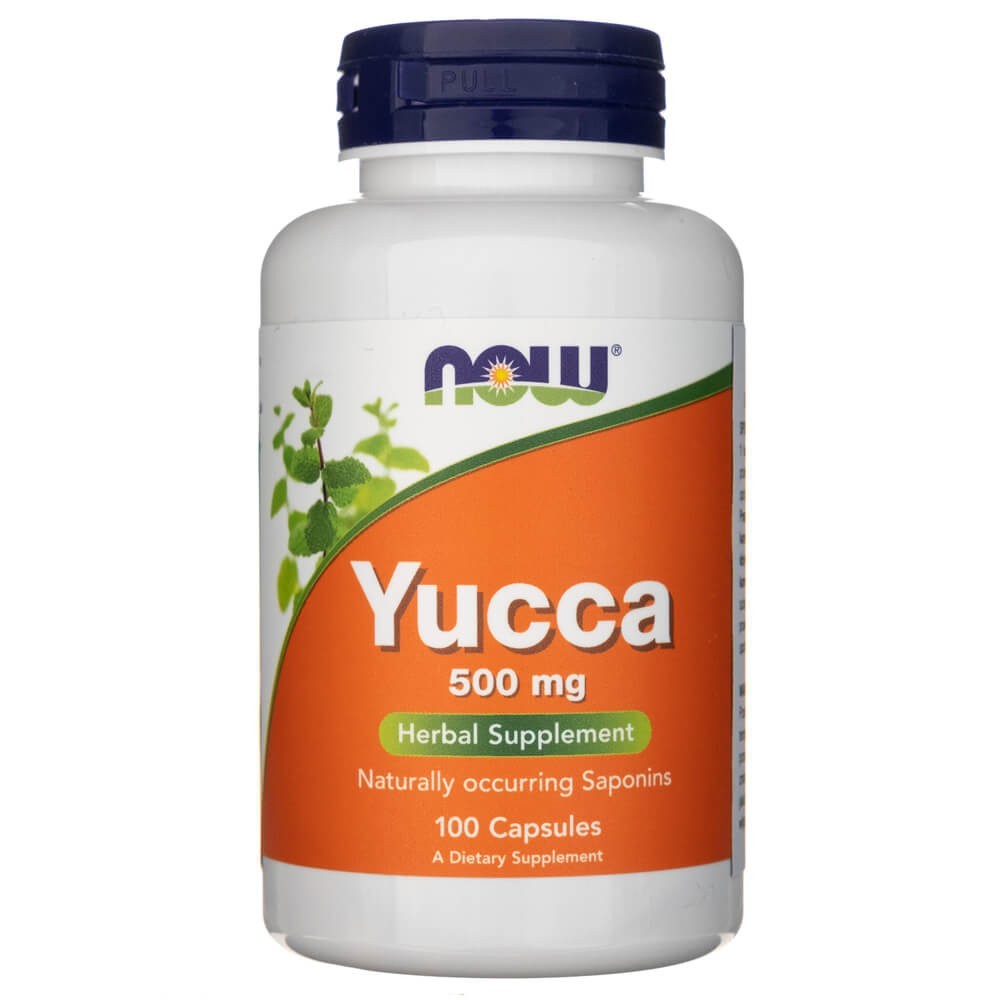 Now Foods Yucca 500 mg - 100 kapsulių