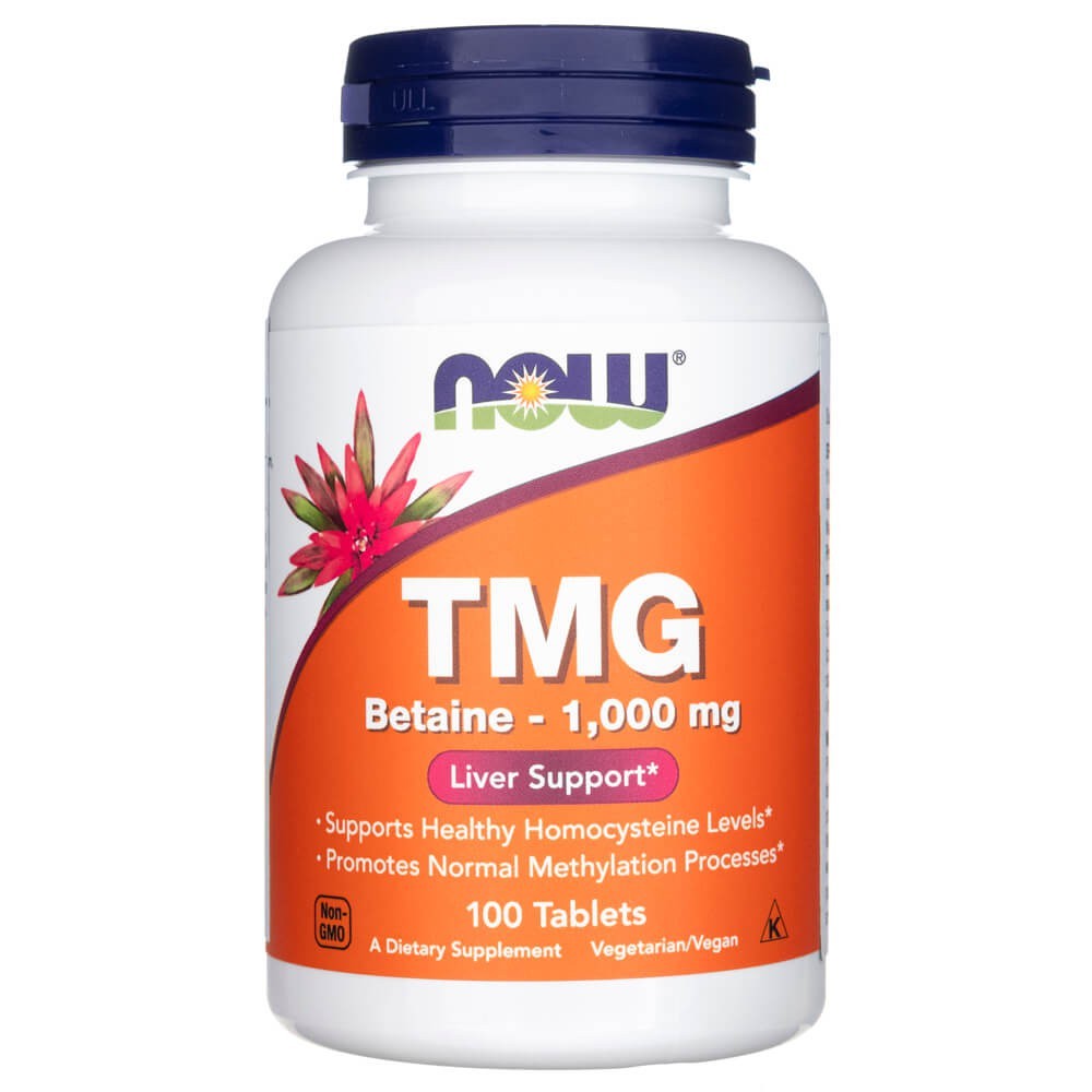 Now Foods TMG betainas 1000 mg - 100 tablečių