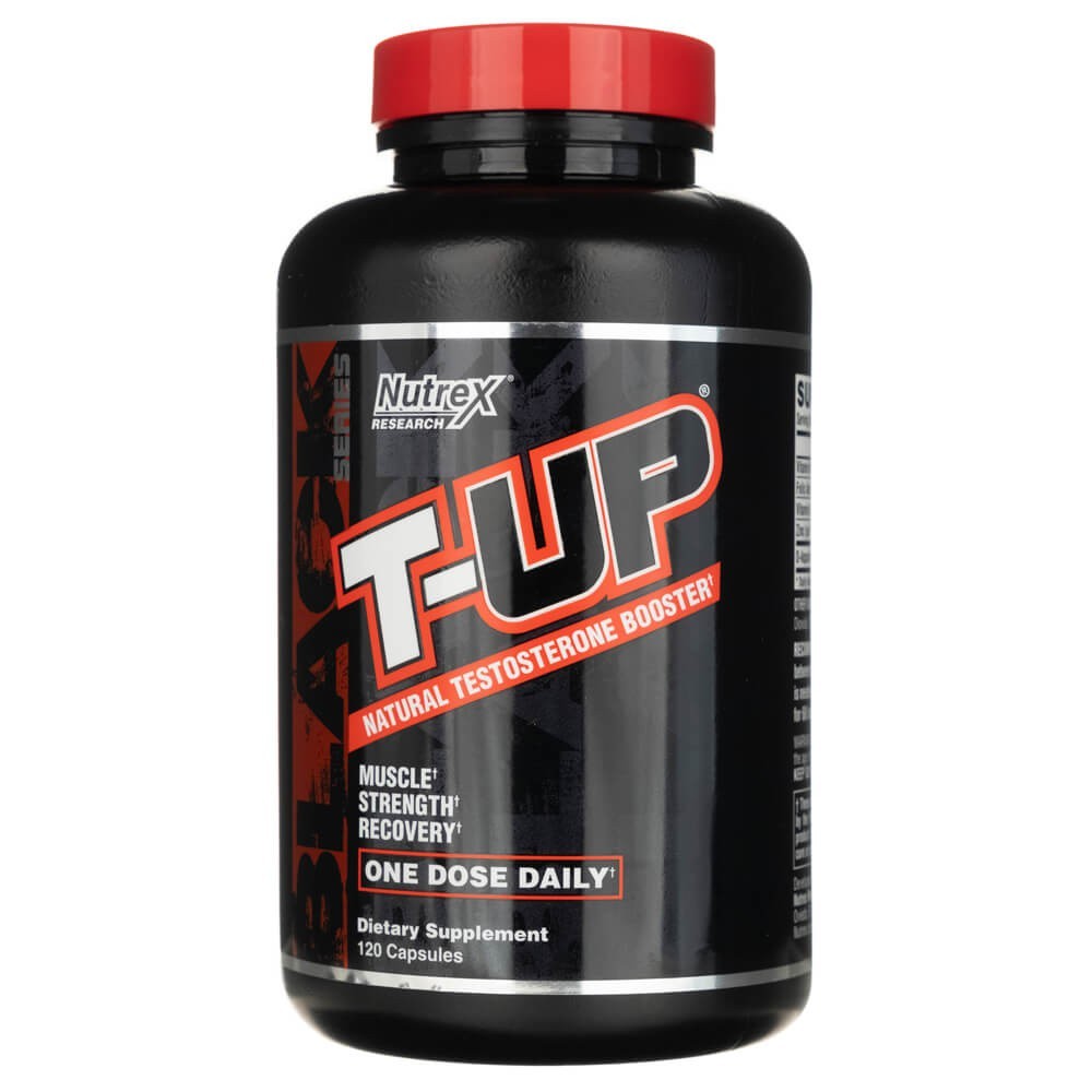 Nutrex Research T-UP, natūralus testosterono stiprintuvas - 120 kapsulių