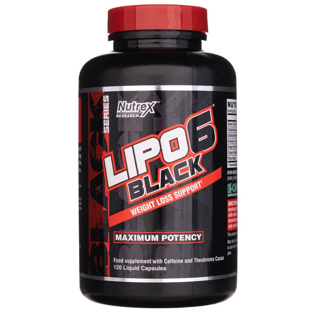 Nutrex Research Lipo 6 Black – 120 kapsulių