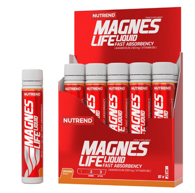 Nutrend Magneslife skystas apelsinas - 10x25 ml