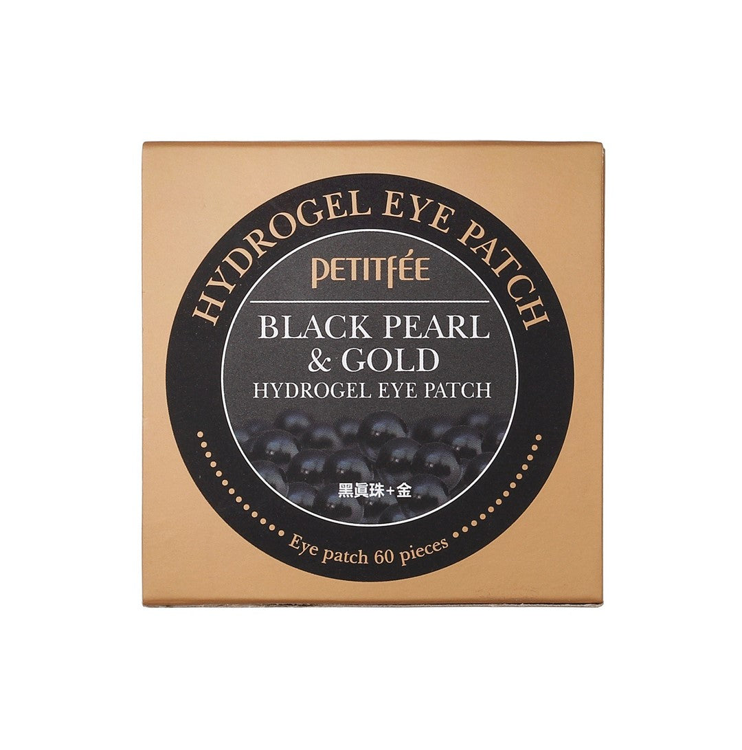 Petitfee Hydrogel akių pleistrai Black Pearl & Gold - 60 vnt