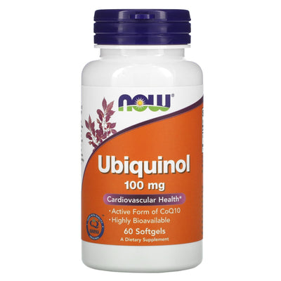 NOW Ubiquinol 100/200mg, 60 kapsulių