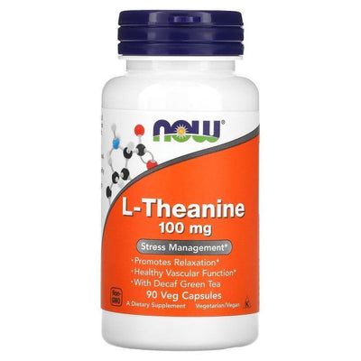 NOW L-Teaninas 100mg, 90 kapsulių