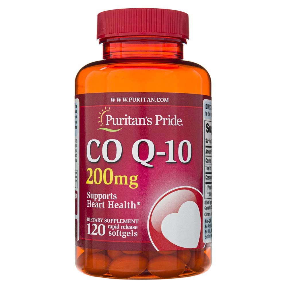 Puritan's Pride CoQ10 Q-Sorb 200 mg - 120 kapsulių