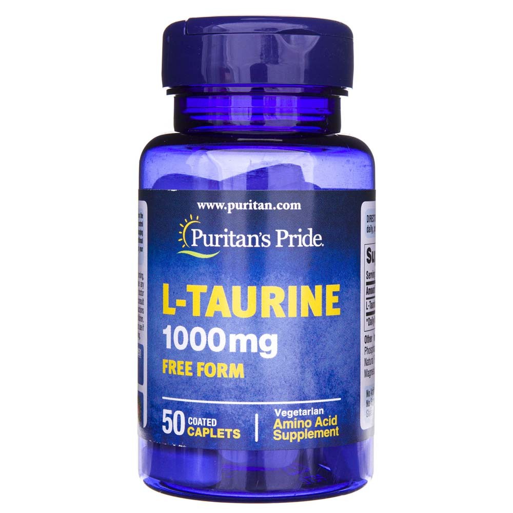 Puritan's Pride L-Taurine 1000 mg - 50 tablečių