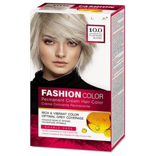 RUBELLA FASHION COLOR Kremas-dazai plaukams Platinine blondine 10.00, 50/50/15 ml kaina