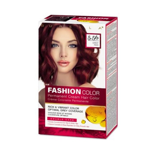 RUBELLA FASHION COLOR Kremas-dazai plaukams Sodriai raudona 5.56, 50/50/15 ml kaina