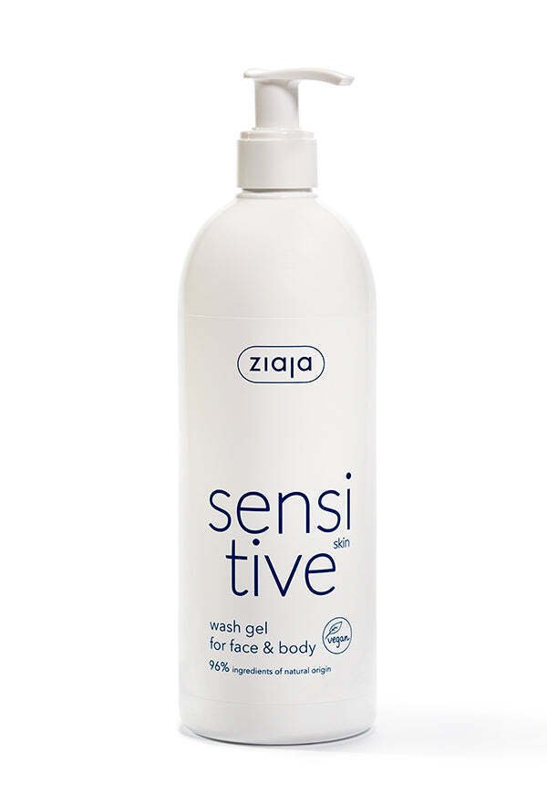 Ziaja Sensitive jautriai odai veido ir kūno prausimosi gelis, 400 ml