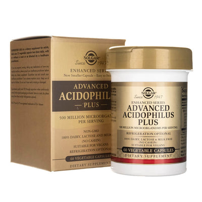 Solgar Advanced Acidophilus Plus - 60 kapsulių