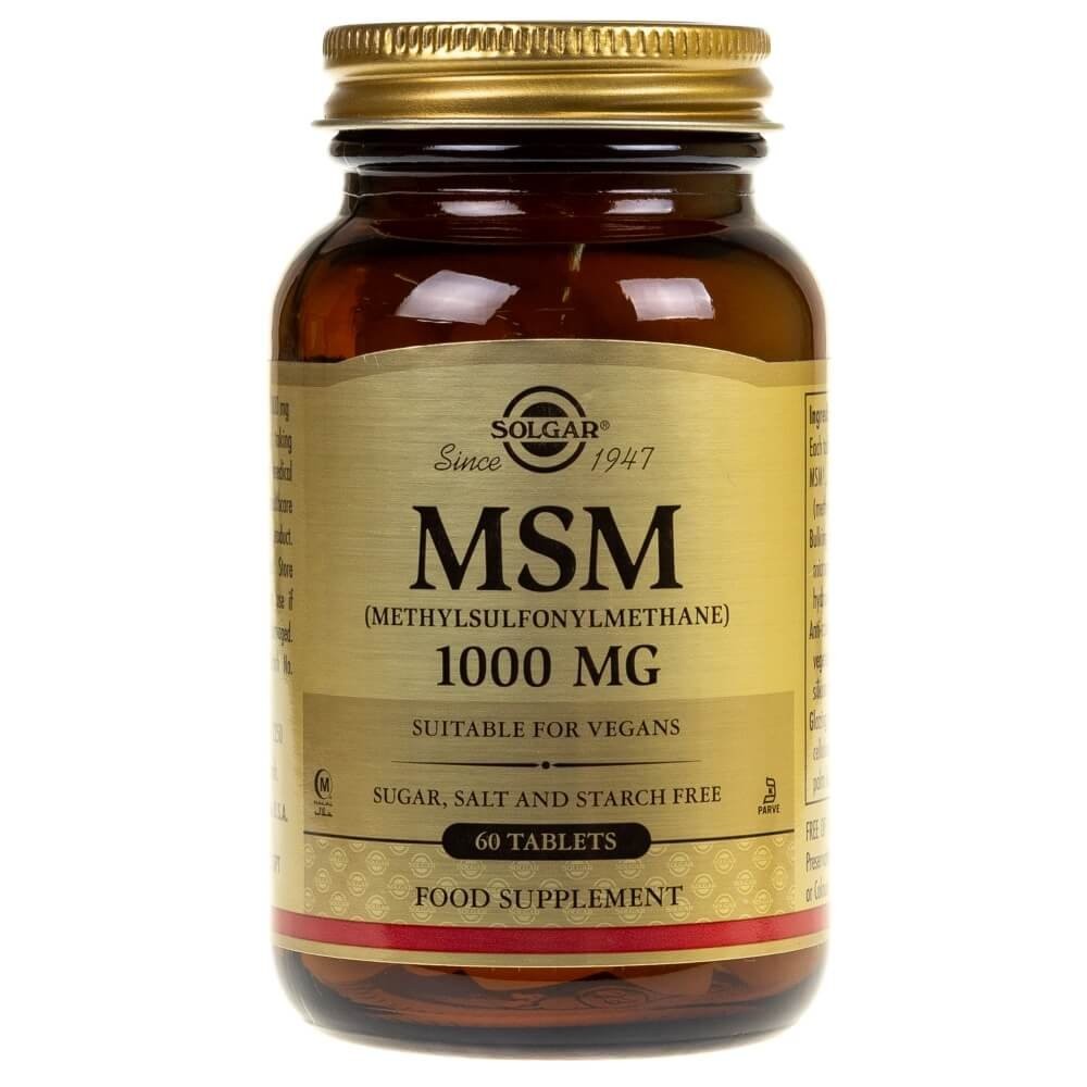 Solgar MSM 1000 mg - 60 tablečių