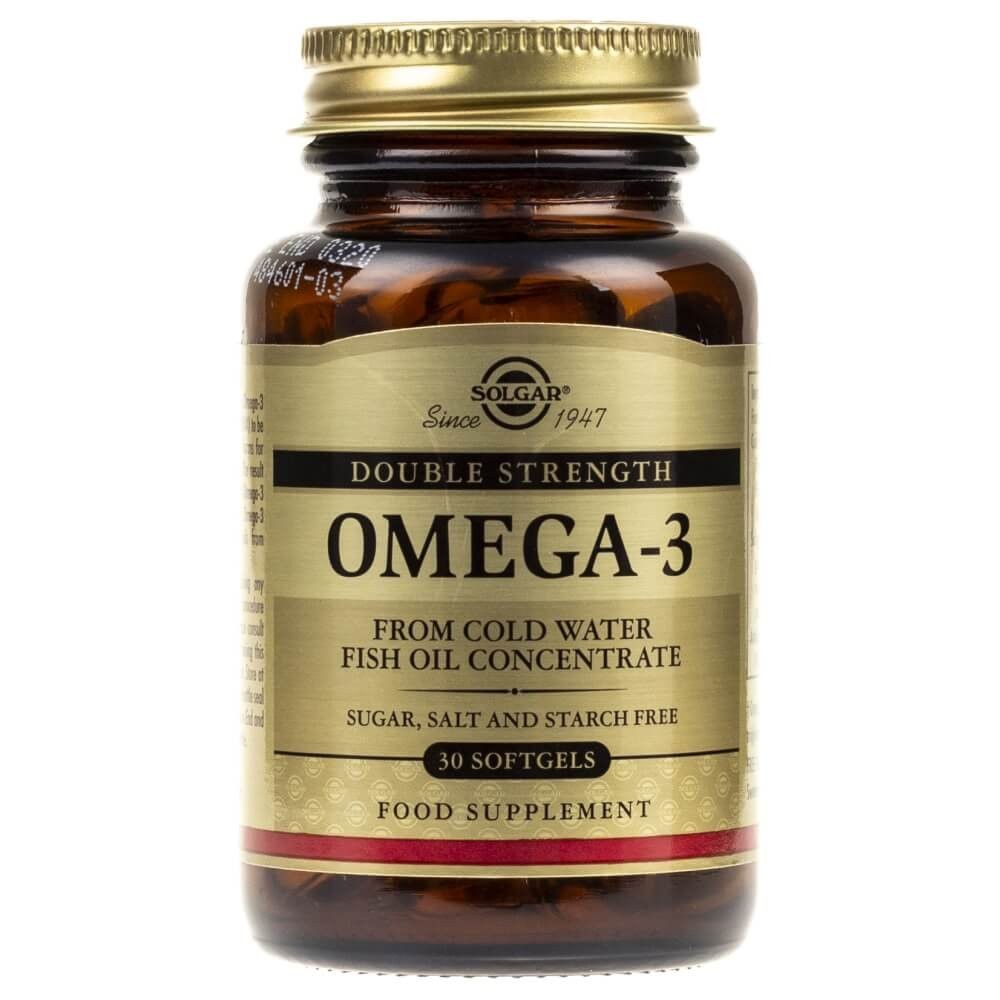 Solgar Double Strength Omega-3 – 30 kapsulių