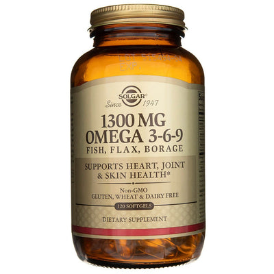 Solgar Omega 3-6-9 1300 mg - 120 kapsulių