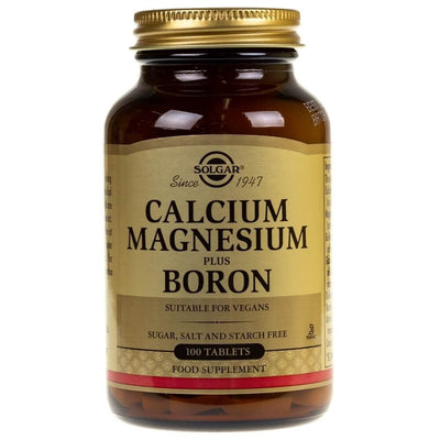 Solgar Calcium Magnesium plus Boron - 100 tablečių