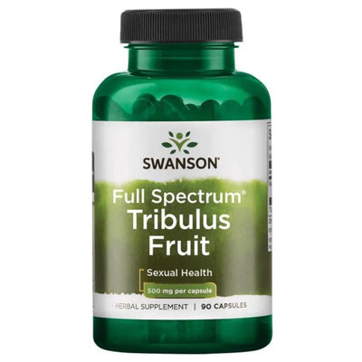 Swanson Full Spectrum Tribulus Fruit (Mace) 500 mg - 90 kapsulių