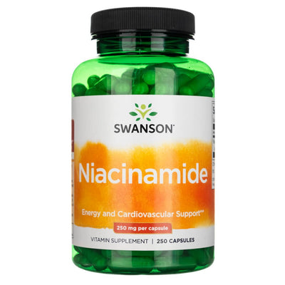 Swanson niacinamidas (niacinamidas) 250 mg - 250 kapsulių