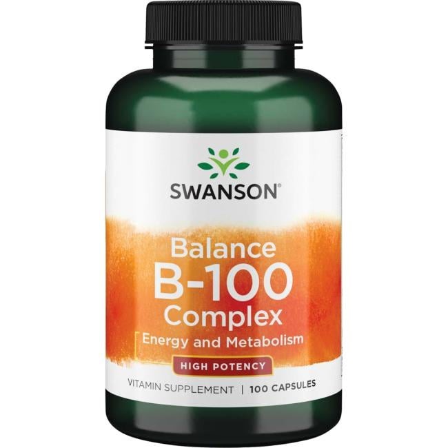 Swanson Balance B-100 vitaminų kompleksas – 100 kapsulių