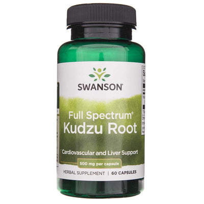 Swanson Full Spectrum Kudzu Root 500 mg - 60 kapsulių