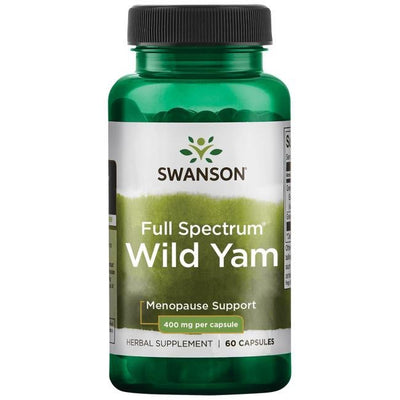 Swanson Wild Yam Root 400 mg – 60 kapsulių