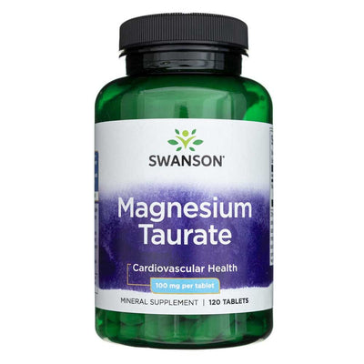 Swanson Magnesium Taurate 100 mg - 120 tablečių