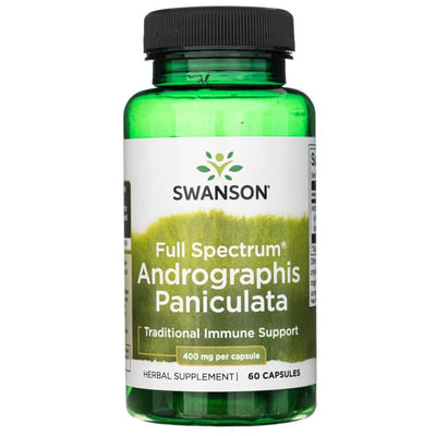 Swanson Full Spectrum Andrographis Paniculata 400 mg – 60 kapsulių