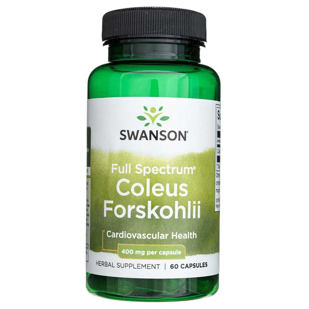 Swanson Full Spectrum Coleus Forskohlii 400 mg – 60 kapsulių