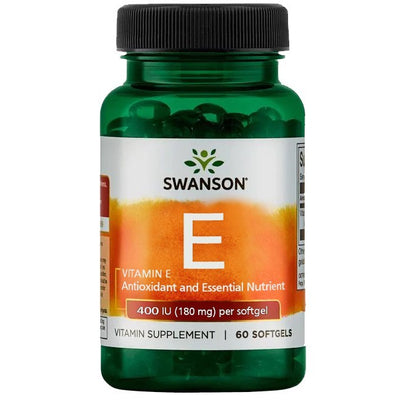 Swanson Vitaminas E 400 TV – 60 kapsulių