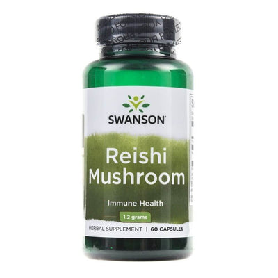 Swanson Reishi grybai 600 mg - 60 kapsulių