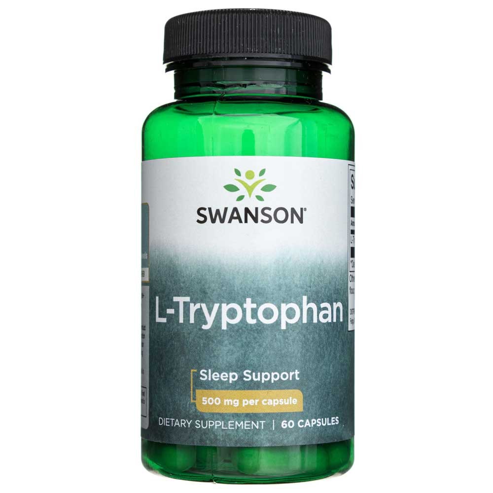 Swanson L-triptofanas 500 mg – 60 kapsulių