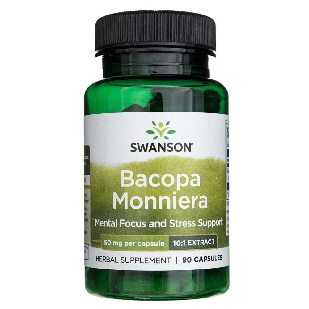 Swanson Bacopa Monniera (Small-Leaf Bacopa) 50mg - 90 kapsulių