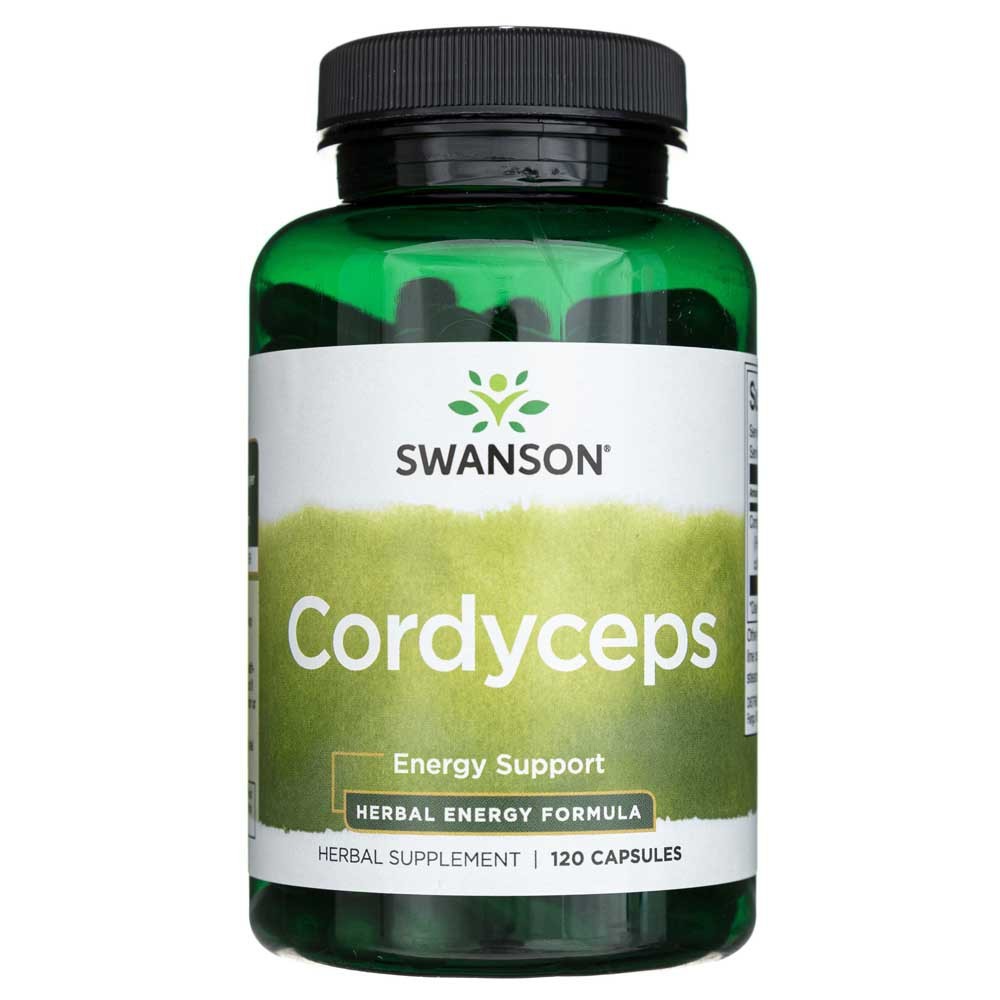 Swanson Cordyceps 600 mg - 120 kapsulių