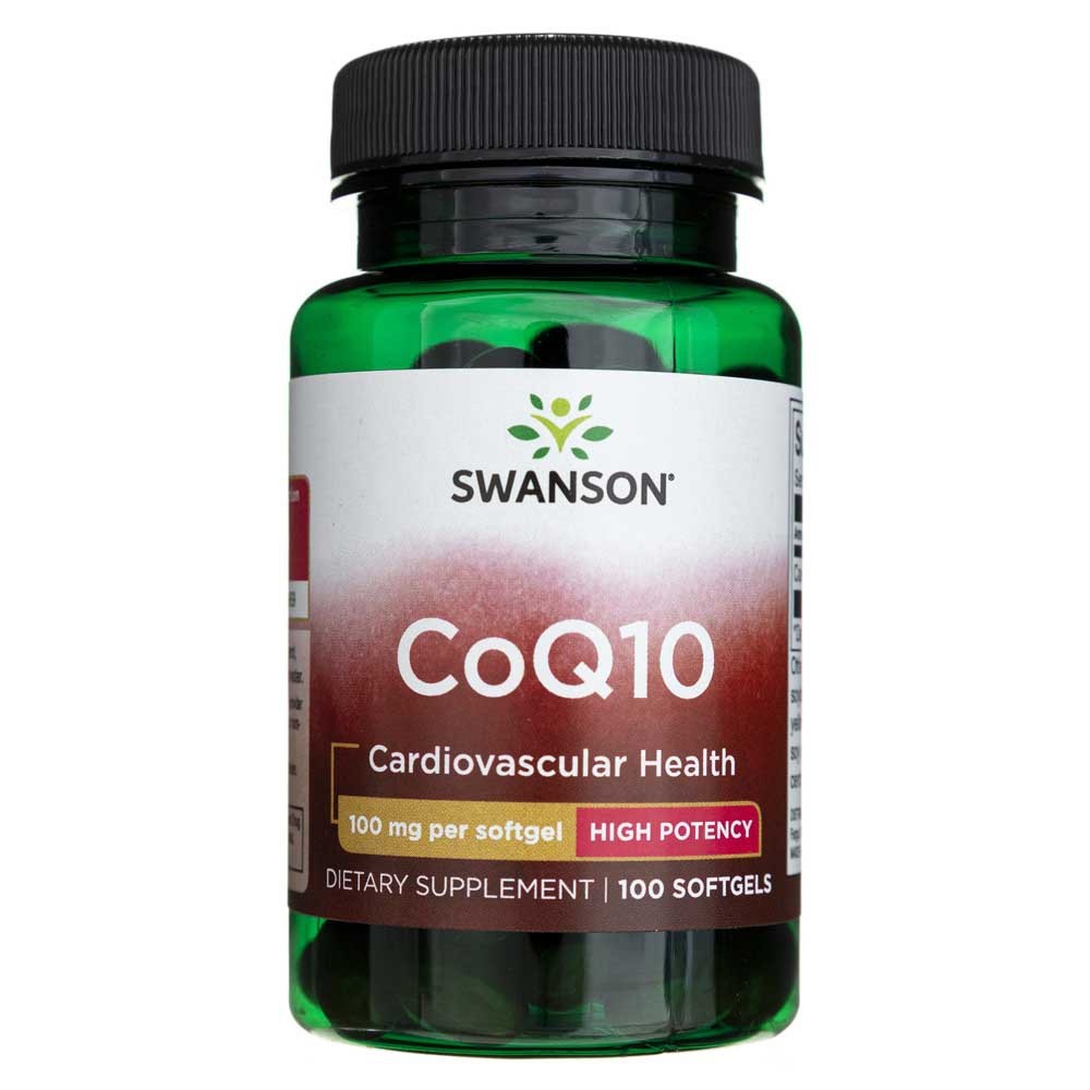 Swanson CoQ10 100 mg - 100 minkštųjų kapsulių